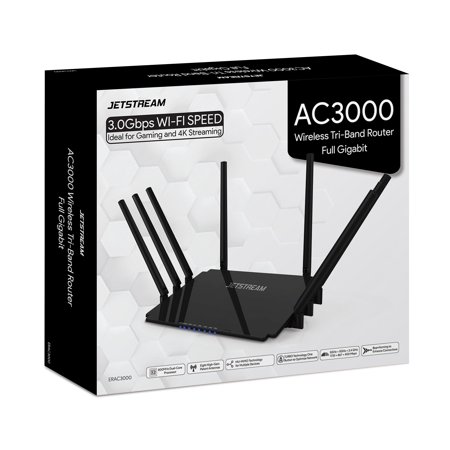 Jetstream AC3000 Tri-Band WiFi Gaming Router Black Friday 2021