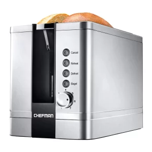 Chefman 2-Slice Pop-up Stainless Steel Toaster