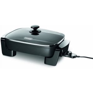 De'Longhi Electric Skillet with Tempered Glass