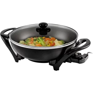 OVENTE Electric Wok with Nonstick Coating