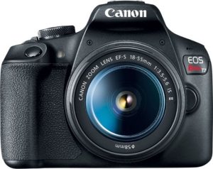 Canon - EOS Rebel T7 DSLR Video Camera