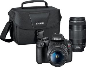 Canon - EOS Rebel T7 DSLR Video Two Lens Kit